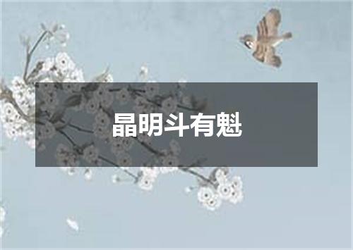 晶明斗有魁