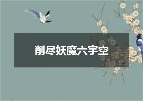 削尽妖魔六宇空
