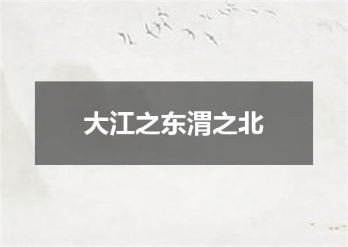 大江之东渭之北