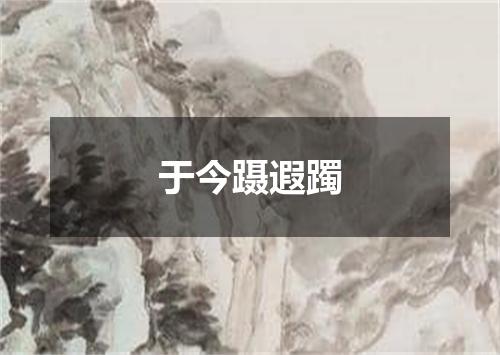 于今蹑遐躅