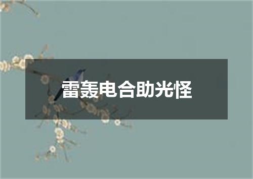 雷轰电合助光怪