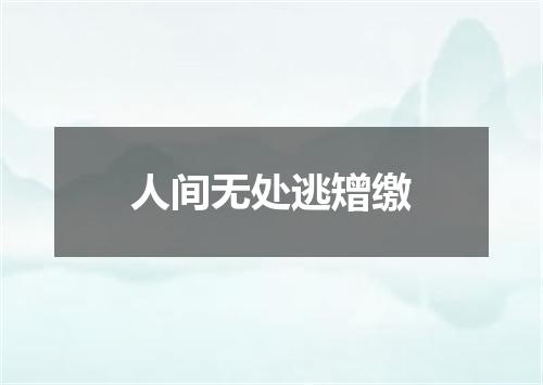 人间无处逃矰缴