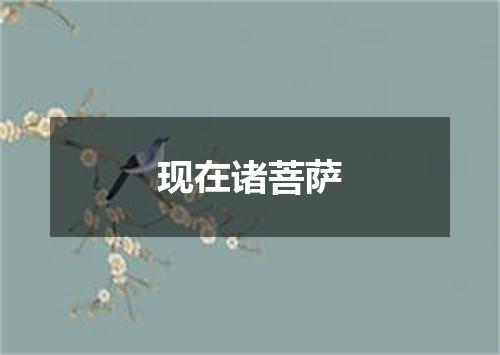 现在诸菩萨