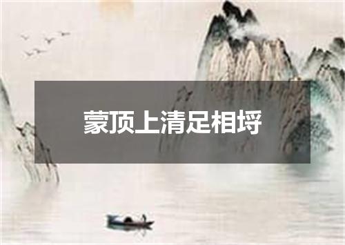 蒙顶上清足相埒