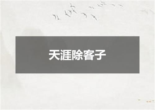 天涯除客子