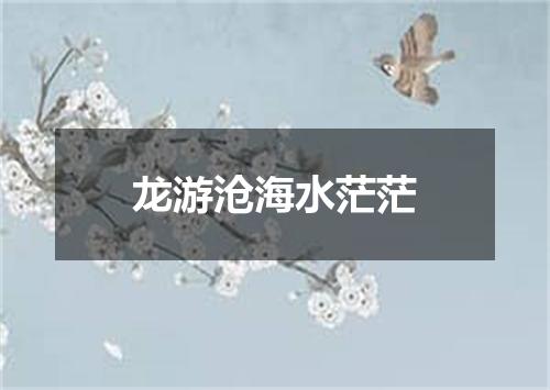 龙游沧海水茫茫