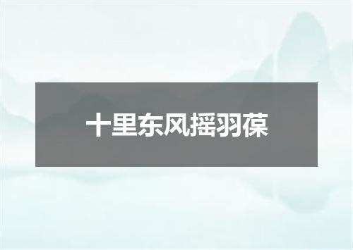 十里东风摇羽葆