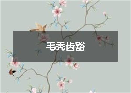 毛秃齿豁
