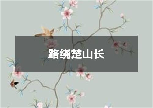 路绕楚山长