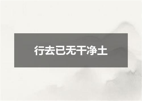 行去已无干净土
