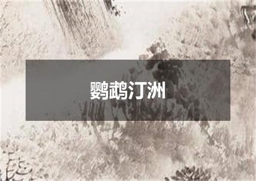 鹦鹉汀洲