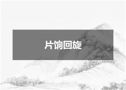 片饷回旋