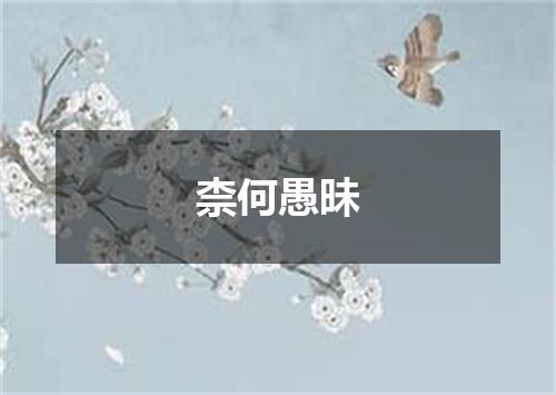 柰何愚昧