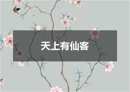 天上有仙客