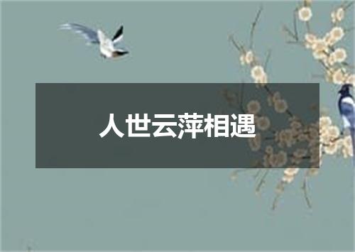人世云萍相遇