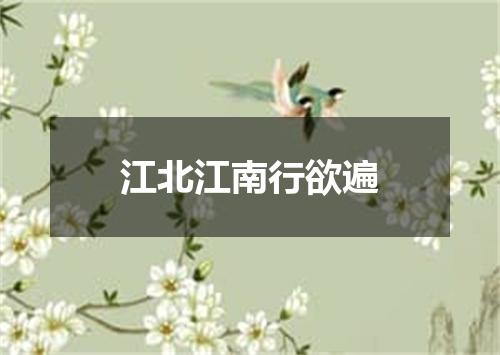 江北江南行欲遍