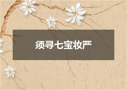 须寻七宝妆严