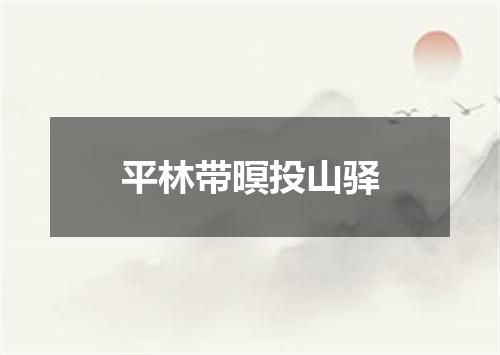 平林带暝投山驿