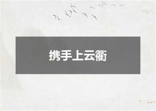 携手上云衢