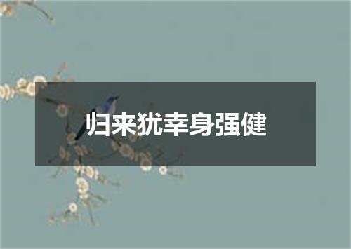 归来犹幸身强健