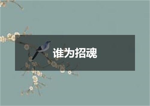 谁为招魂