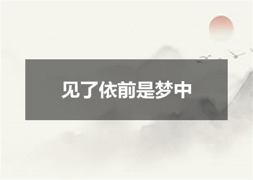 见了依前是梦中