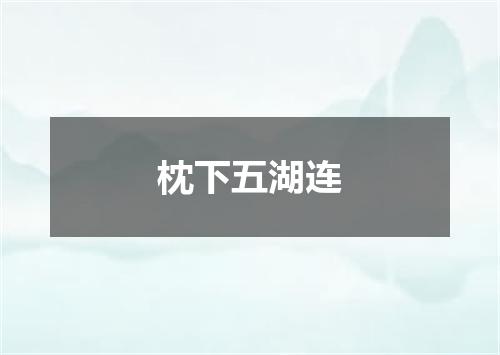 枕下五湖连