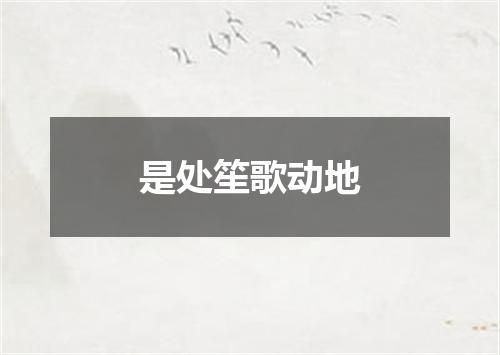 是处笙歌动地