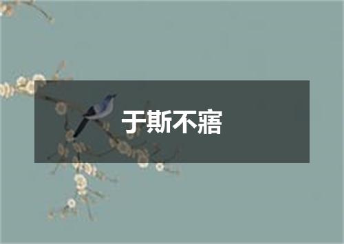 于斯不寤