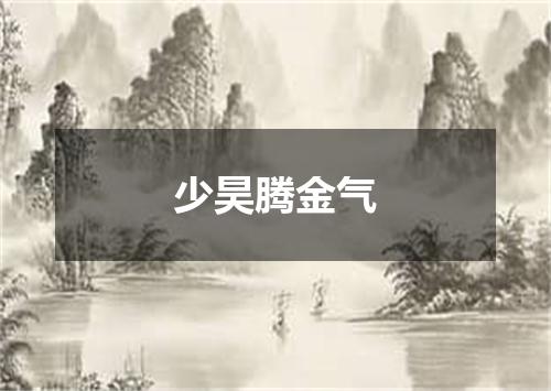 少昊腾金气