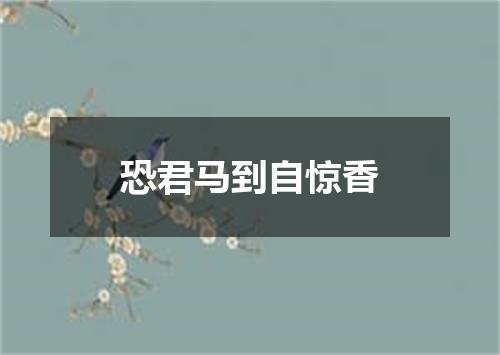 恐君马到自惊香