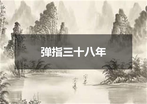 弹指三十八年