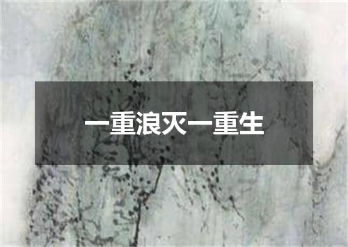 一重浪灭一重生