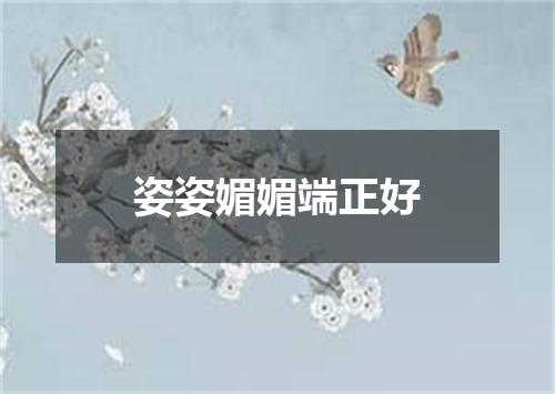 姿姿媚媚端正好