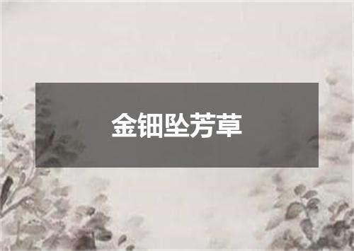 金钿坠芳草