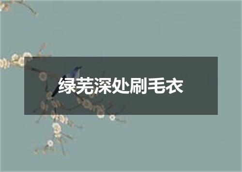 绿芜深处刷毛衣