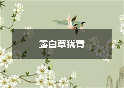 露白草犹青