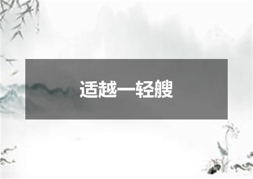 适越一轻艘
