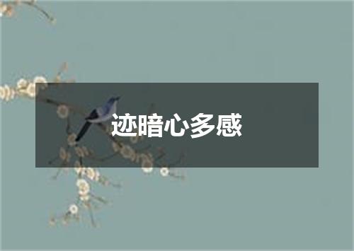迹暗心多感