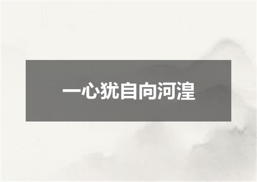 一心犹自向河湟