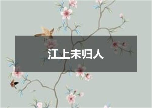 江上未归人