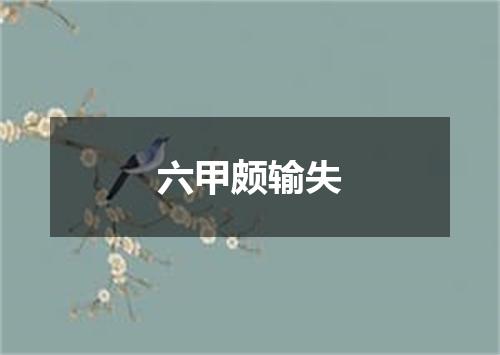 六甲颇输失