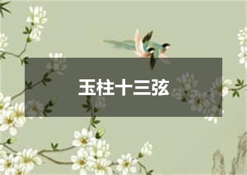玉柱十三弦