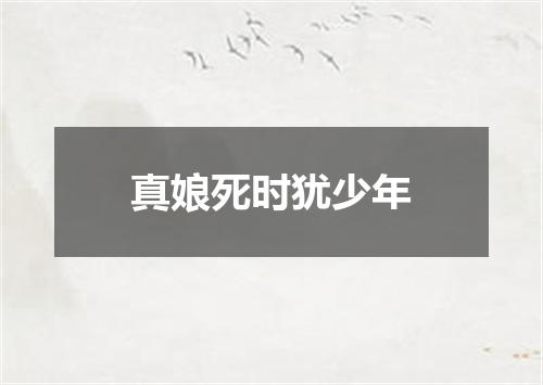 真娘死时犹少年