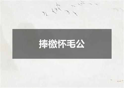捧檄怀毛公