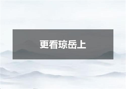 更看琼岳上