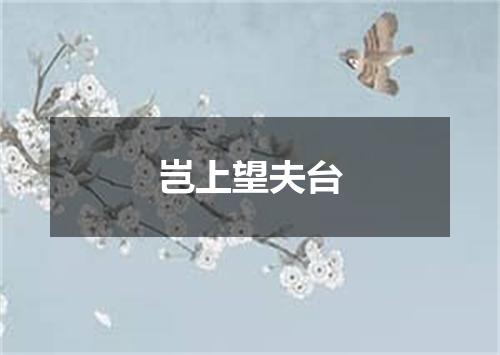岂上望夫台