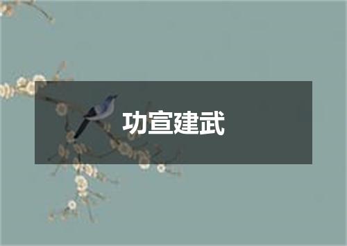 功宣建武