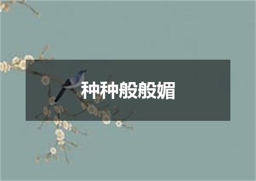 种种般般媚