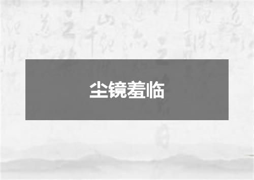 尘镜羞临